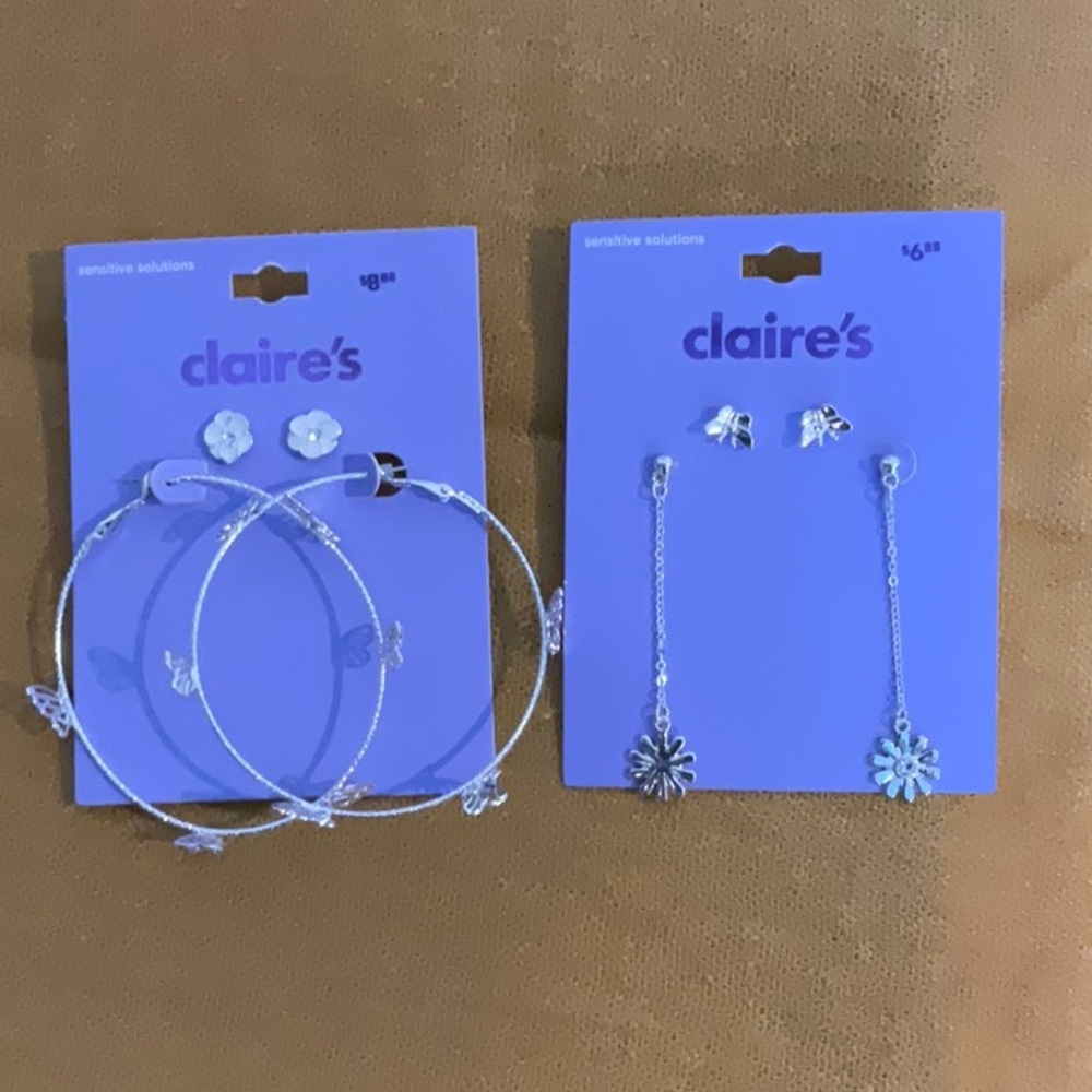Claire’s Sensitive Solutions Earring Bundle - Butterflies